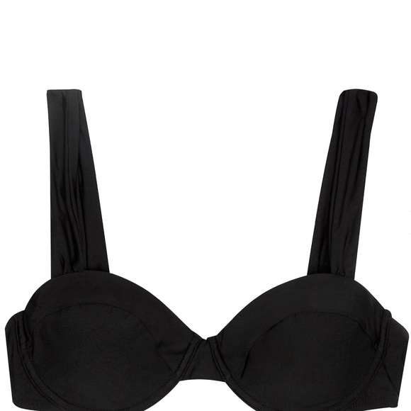 Freshwater Wide-Strap Bikini Top (Black) - Picture 5 of 5